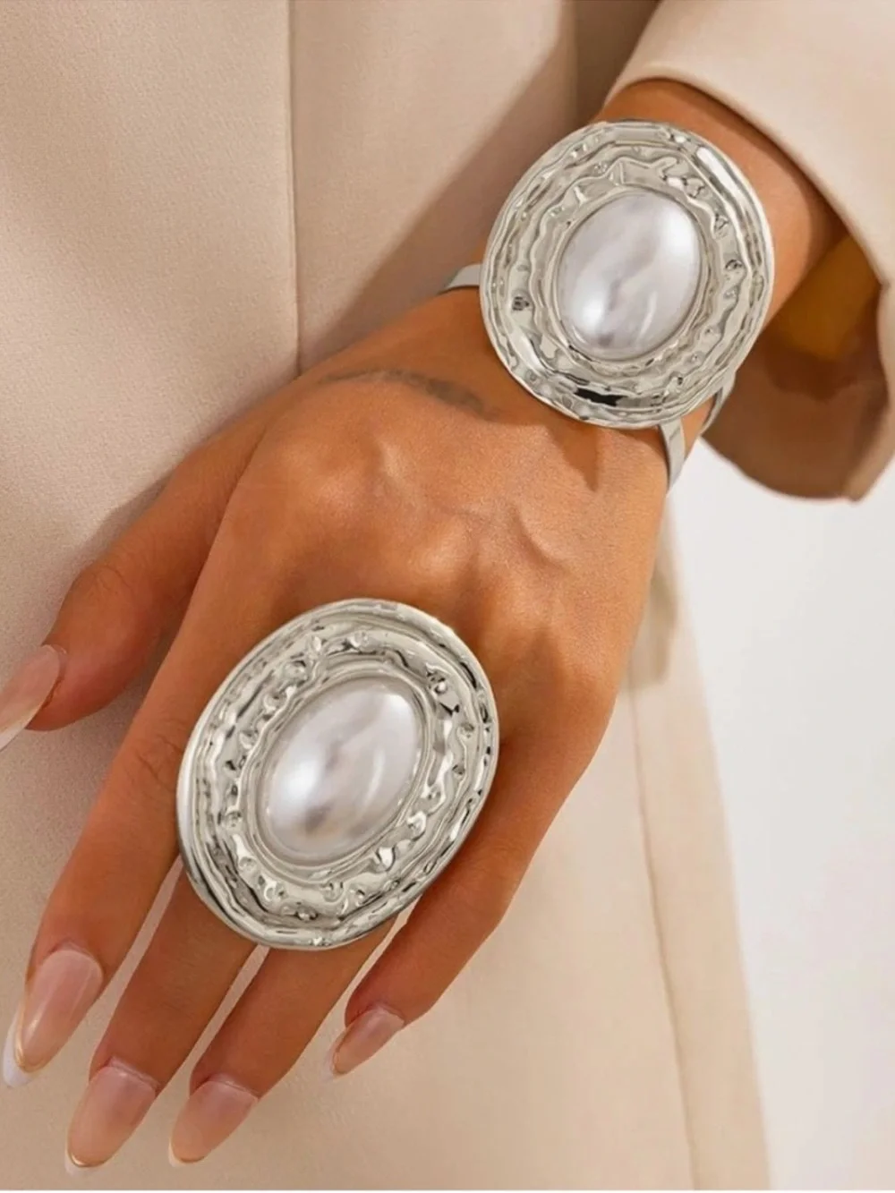 Avant Garde Baroque Pearl Statement Jewelry Set
